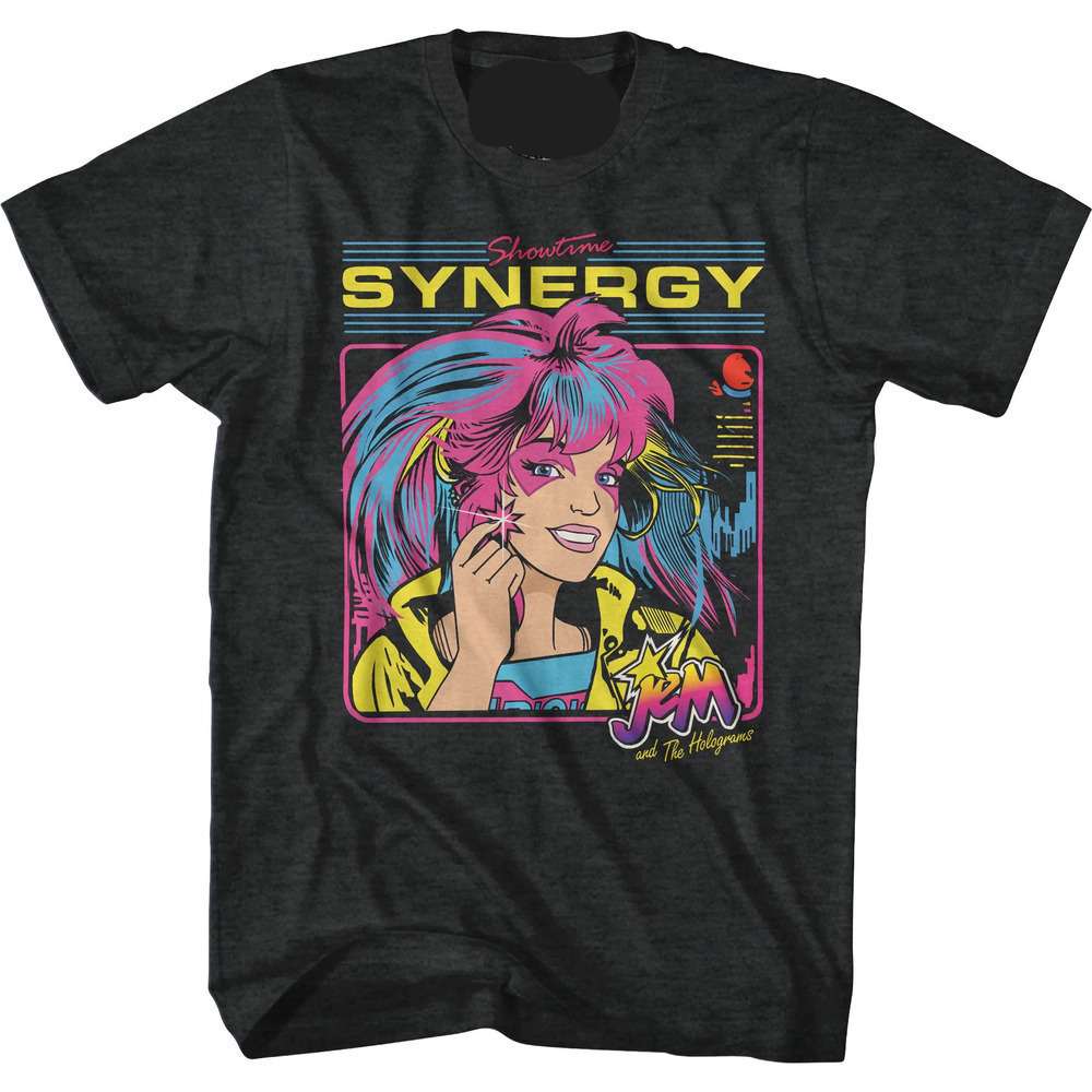 Showtime Synergy Jem Retro 80s Cartoon Pop Culture T-Shirt